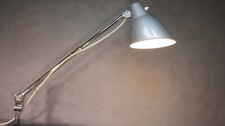HALA Werkstattlampe Antik Klemmlampe Vintage Teleskop Schreibtischlampe 3Gelenke