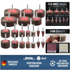 Präzise Fächerschleifer Set Korn 80 – 20 Stück für Bohrmaschine & Akkuschrauber