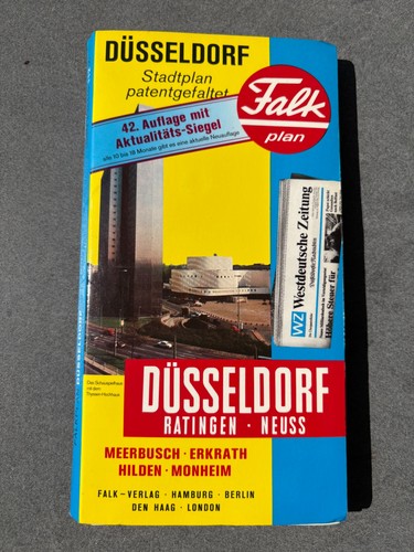 Falk stadtplan düsseldorf - düsseldorf, 42