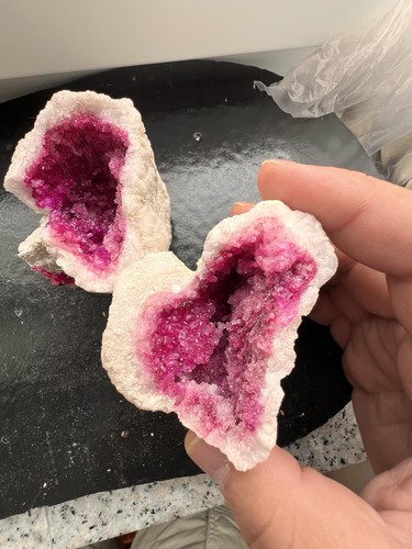 Wunderschöne pinke geode - wunderschöne,
