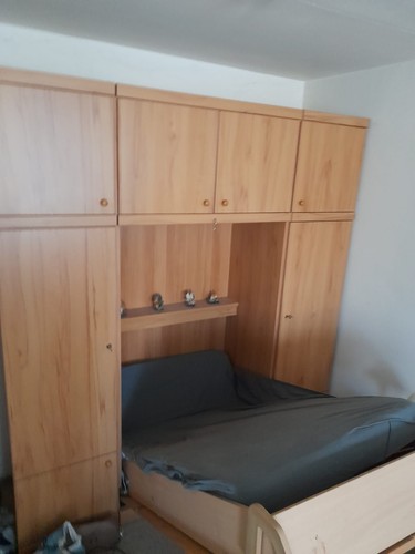 Schrankbett hellbraun - schrankbett, 8