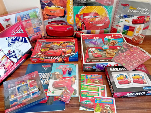 Cars sticker puzzle - cars,