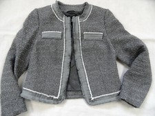 STEFFEN SCHRAUT chicer Bolero Blazer silbergrau Gr. 38 TOP KoS720