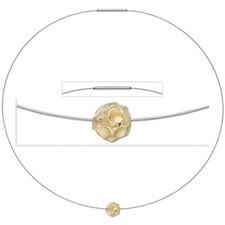 Collier mit Nugget Anhänger 585 echt Gold 14 Karat Halskette  Bajonettverschluss