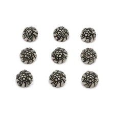 9 Silberknöpfe Trachtenknöpfe antik 800 silver buttons 16,0 mm