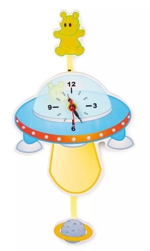 Small foot uhr ufo - foot, wanduhr