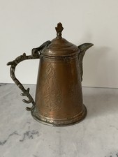 antike Kupfer Moccakanne