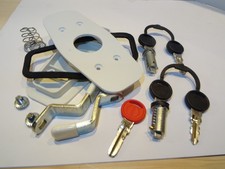 Drehspannschloss, 2 Steckzylinder + Demontageschlüssel für  Wohnmobil Wohnwagen