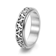 Ring Damen Herren Titan Stahl
