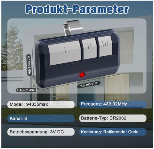 2stk handsender für - handsender,