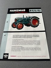 Original Hanomag Prospekt Combitrac R 435 / 45 Broschure Schlepper Hannover