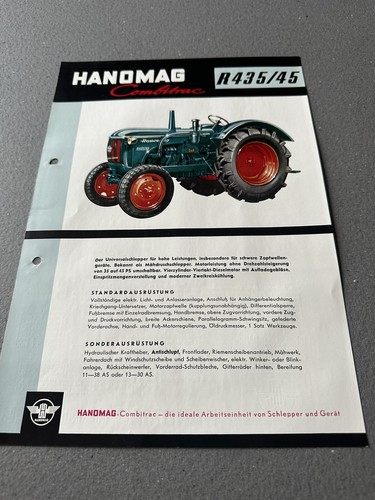 Original hanomag prospekt - hanomag,