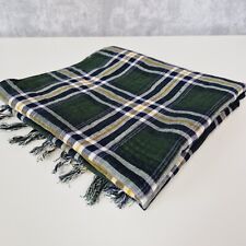 Street One Halstuch Tuch Wendetuch Schal Kariert Karo Grün Weiß 200x47cm Groß