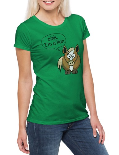 Horse lion damen t shirt - horse, t-shirt