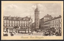 Darmstadt, Strassenbahn auf