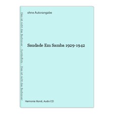 Saudade samba 1929 - samba, 1929-1942