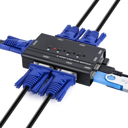 Port vga kvm switcher - kvm, 1