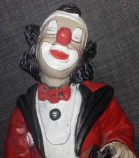 Gildeclowns Musiker stehend mit Ziehharmonika Höhe: ca. 30cm