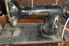Alte antike Nähmaschine" Mundlos"  Deko Shabby chic Top 