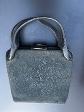 Vintage leder handtasche - vintage,