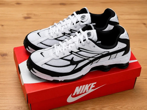 Nike shox ride white - shox, white/black