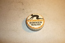 Reklame - Werbung ! Seltene kleine Blechdose 4cm ,, Wichsmädel Bohnerwachs " !!!
