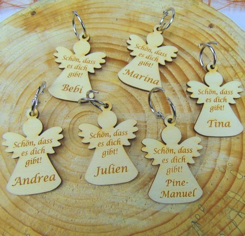 Schutzengel mit name 6cm - mit,
