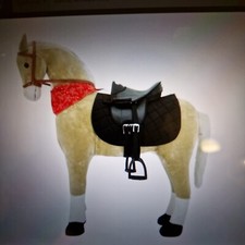 Sweety Toys Plüsch STehpferd XXL 125cm Mit Sattel
