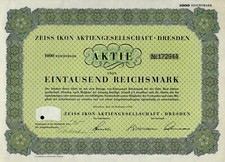 Zeiss Ikon AG, Dresden, 1942 (1.000 RM) 
