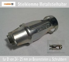 Besenstielhalter verzinkt für Besen und Schrubber 24 - 25 mm