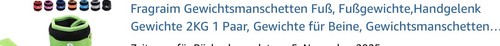Gewichtsmanschetten kg - gewichtsmanschetten, 2