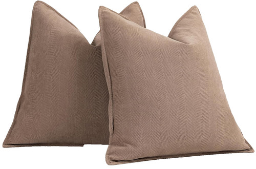 Khaki kissenbezug 50x50 2er - khaki,