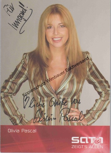Original autogramm olivia - autogramm,