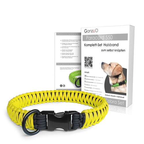 Paracord 550 hunde halsband - 550, hunde-halsband