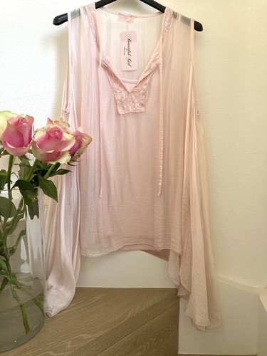 Top bluse tunika seide - bluse,