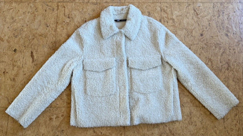Damen teddyfelljacke beige - damen,