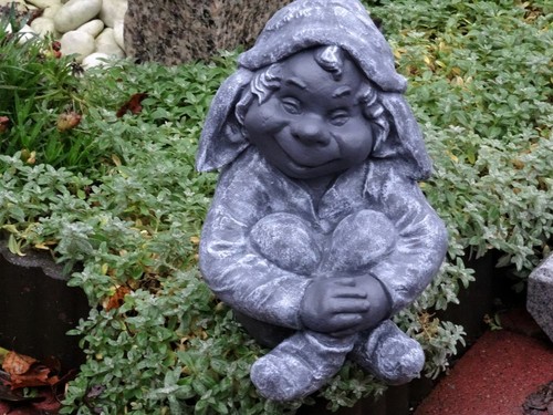 Steinfigur gnom troll wichtel - gnom,