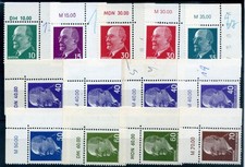 Ulbricht DDR aus 846- 1080**  13 Stück verschiedene EOR RECHTS !!!