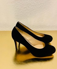 Högl – Schwarze Velours-Pumps mit Plateau, Größe 6.5 (40.5), Neu