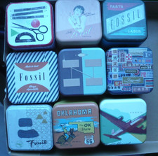 9  verschiedene  FOSSIL