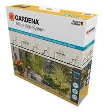 Gardena 13400-20 Micro-Drip-System Tropfbewässerung Set Terrasse (30 Pflanzen)