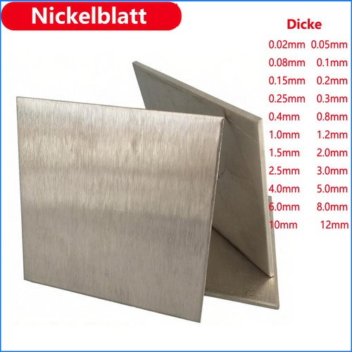 12mm dicke nickel blech - nickel,