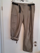 Maier Sports Lulaka Damen Wanderhose Outdoorhose Krempelbar Gr. 46 khaki 