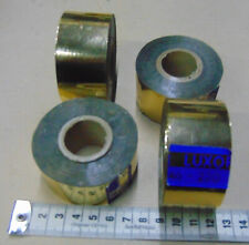 Prägefolie,Heißprägefolie, 3 cm breit, Farbe gold, 4 Stück   #12529#