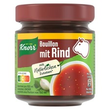 Knorr Bouillon mit Rind im