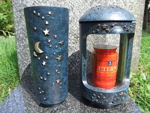 Grablaterne vase mond - +,
