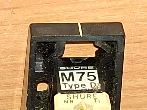 Shure type d - d, tonabnehmer