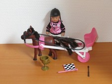 ZAPF MINI BABY BORN Sulky Pferd Rennen mit Zubehör