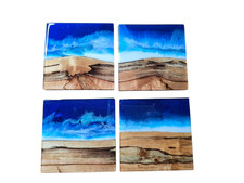 4x XL   Untersetzer aus Holz (