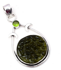 Moldavit Anhänger 925